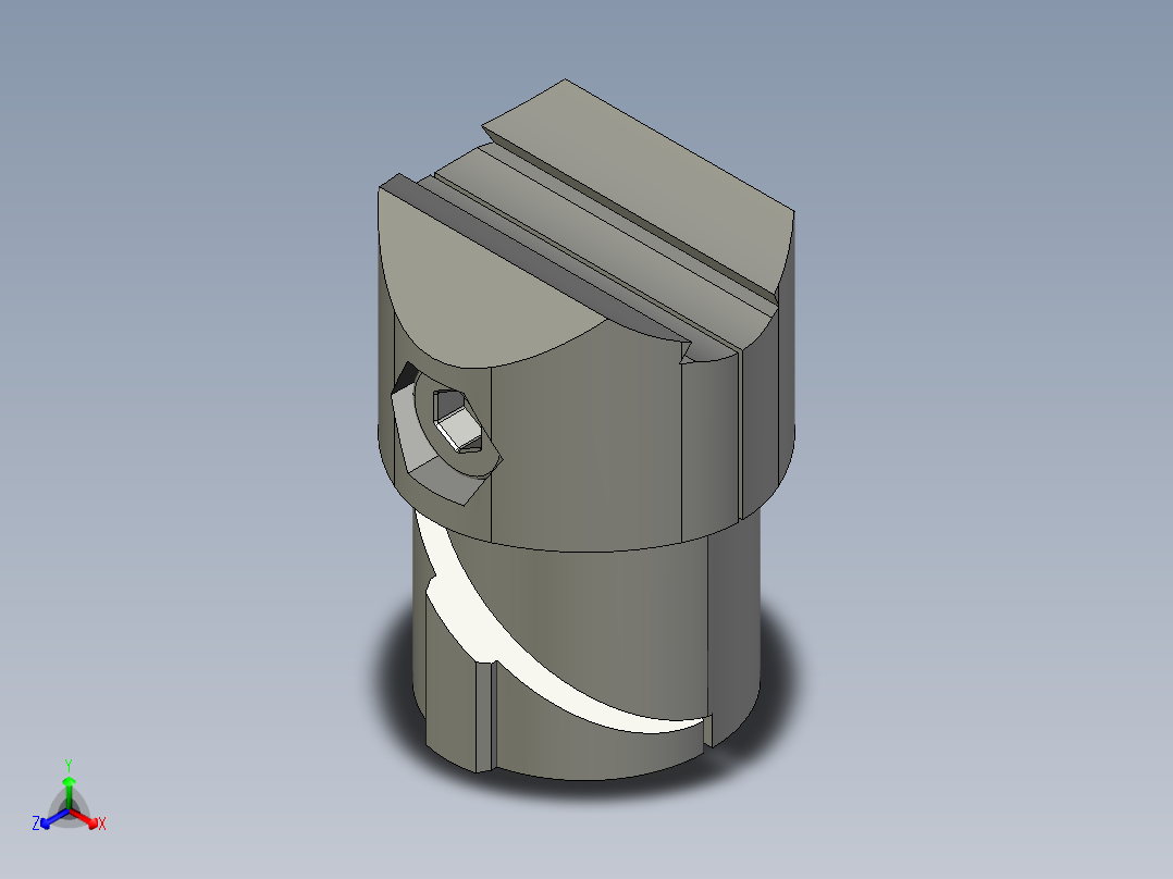 43内直接头.STEP正等轴测图
