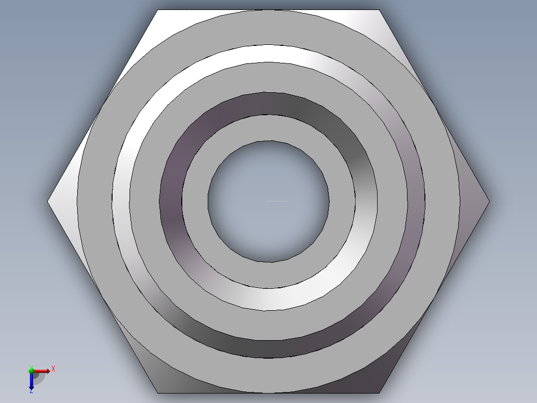 公制螺纹ED密封、1DM-18-16WD俯视图