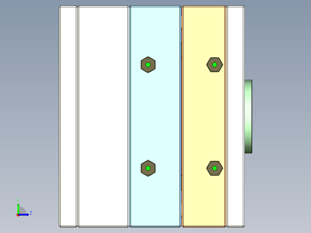 苹果耳机耳帽模具左视图