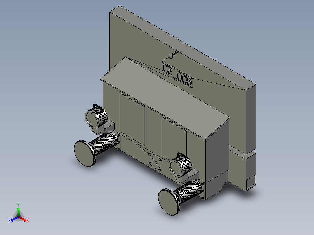 火车机车列车locomotive-1-22-5-1832-模型格式为 sw stl
