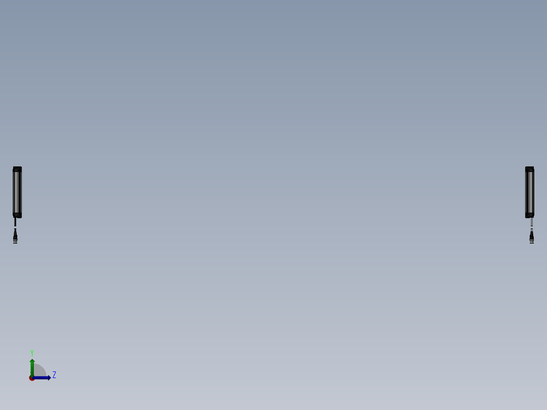 欧姆龙安全光栅F3SJ_B0185P25左视图