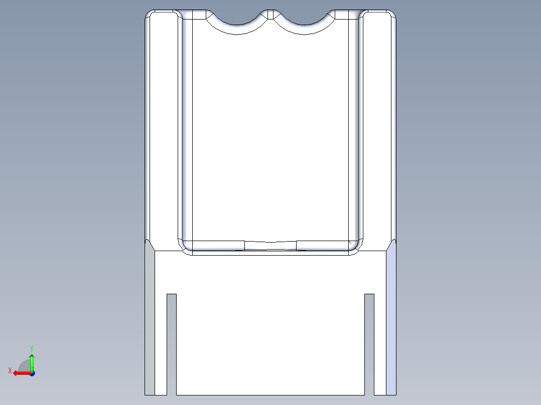 方形把手中心距180后视图