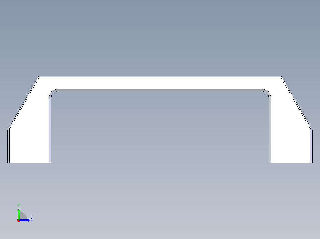 方形把手中心距180左视图