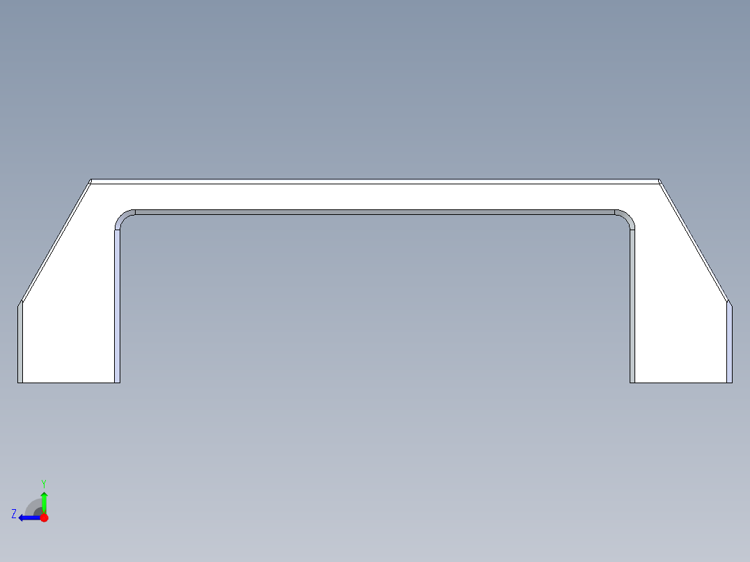 方形把手中心距180右视图