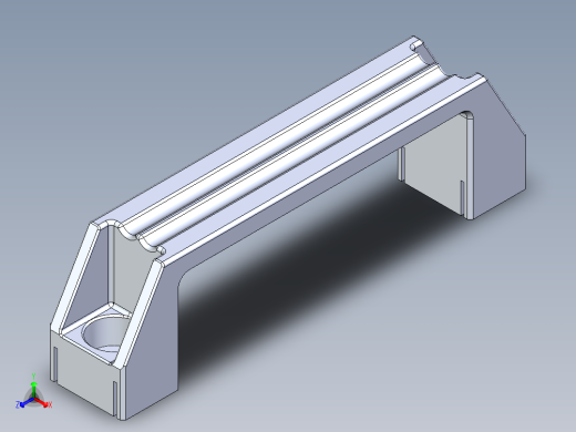方形把手中心距180正等轴测缩略图