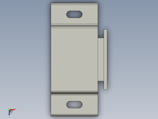 怡合达磁力扣HFU04-45俯视缩略图