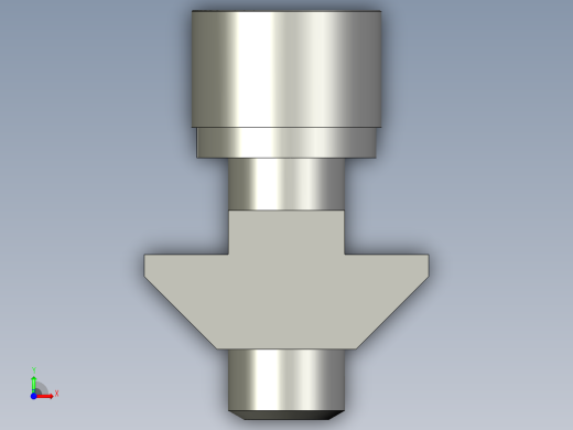 40铝合金-滑块螺母M8-组件-无平垫前视缩略图