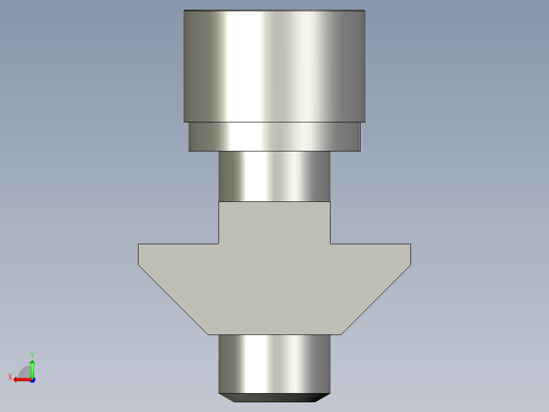 40铝合金-滑块螺母M8-组件-无平垫后视图