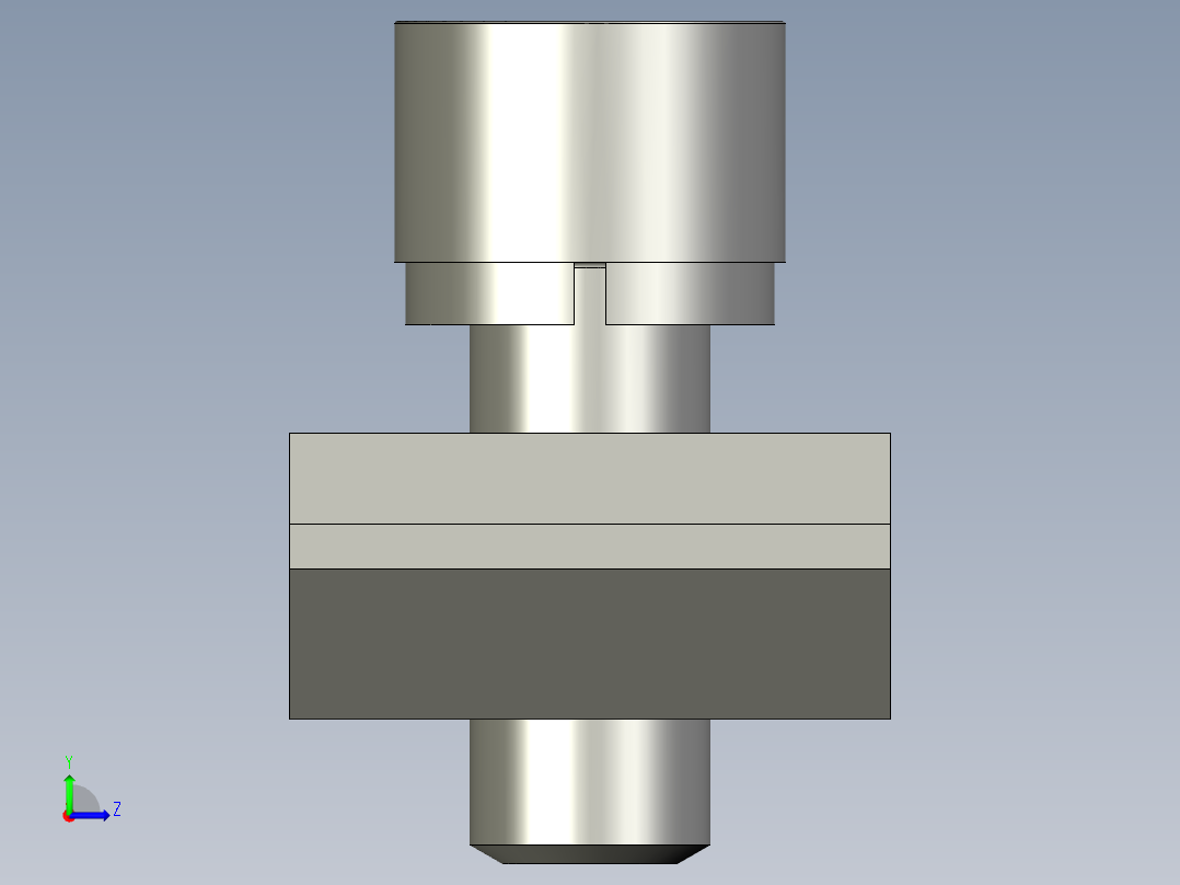 40铝合金-滑块螺母M8-组件-无平垫左视图
