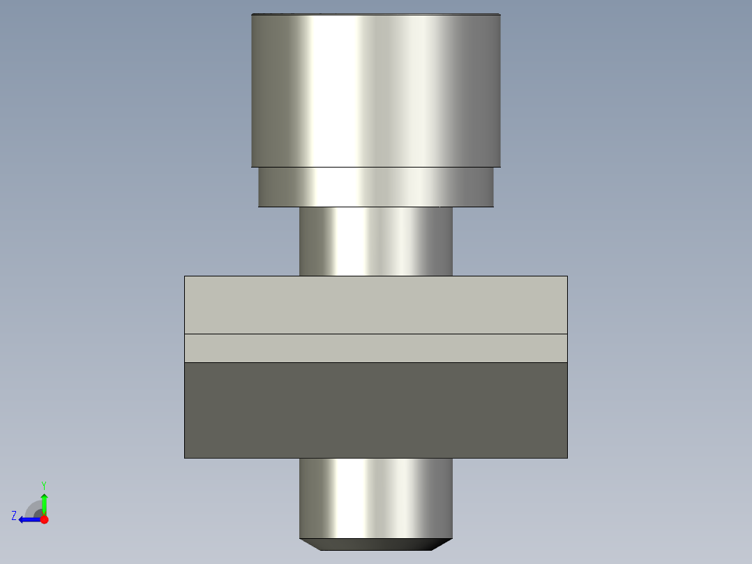 40铝合金-滑块螺母M8-组件-无平垫右视图