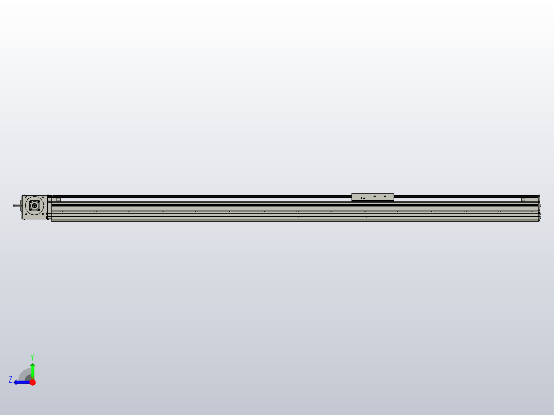 MT120BT半封闭皮带滑台[MT120BT.L100.1200.RT.P40.C3]右视图