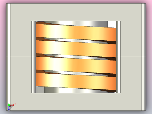 PZ-ER2622系列扁平电线高电流电感器俯视缩略图