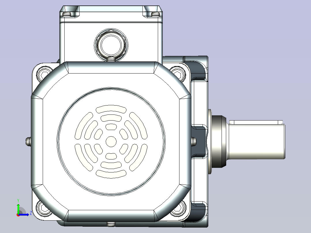 JSCC变频减速电机 f250rt-L左视图
