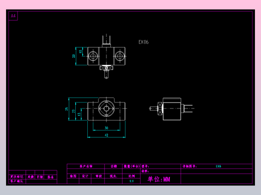 EK6滚珠花健、支撑座、滚珠丝杠、交叉导轨、直线模组