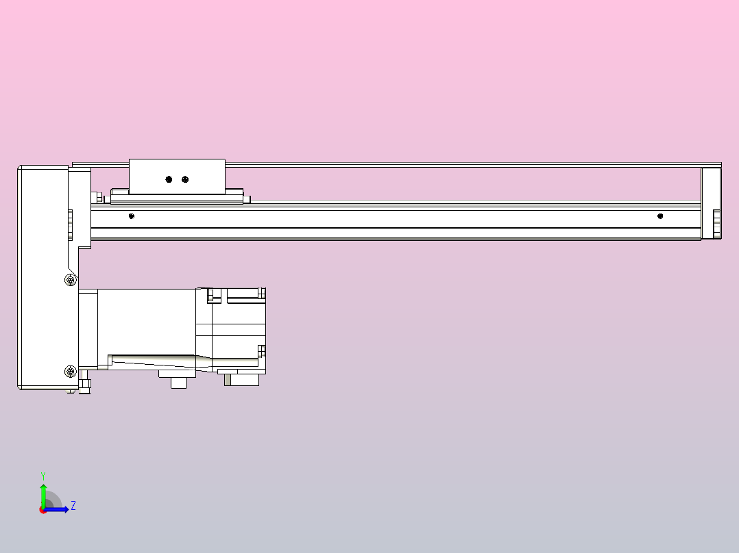 钢基模组TPA-KNR-5002C-300A1-MP-H1左视图