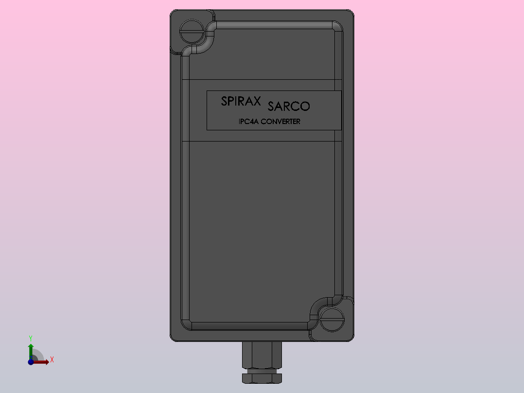 IPCA转换器和IPC4A Ex-本安型转换器[IPC4A]前视图