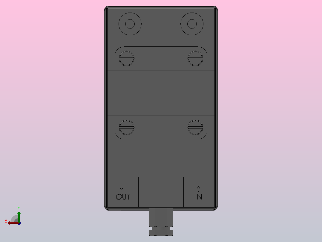 IPCA转换器和IPC4A Ex-本安型转换器[IPC4A]后视图