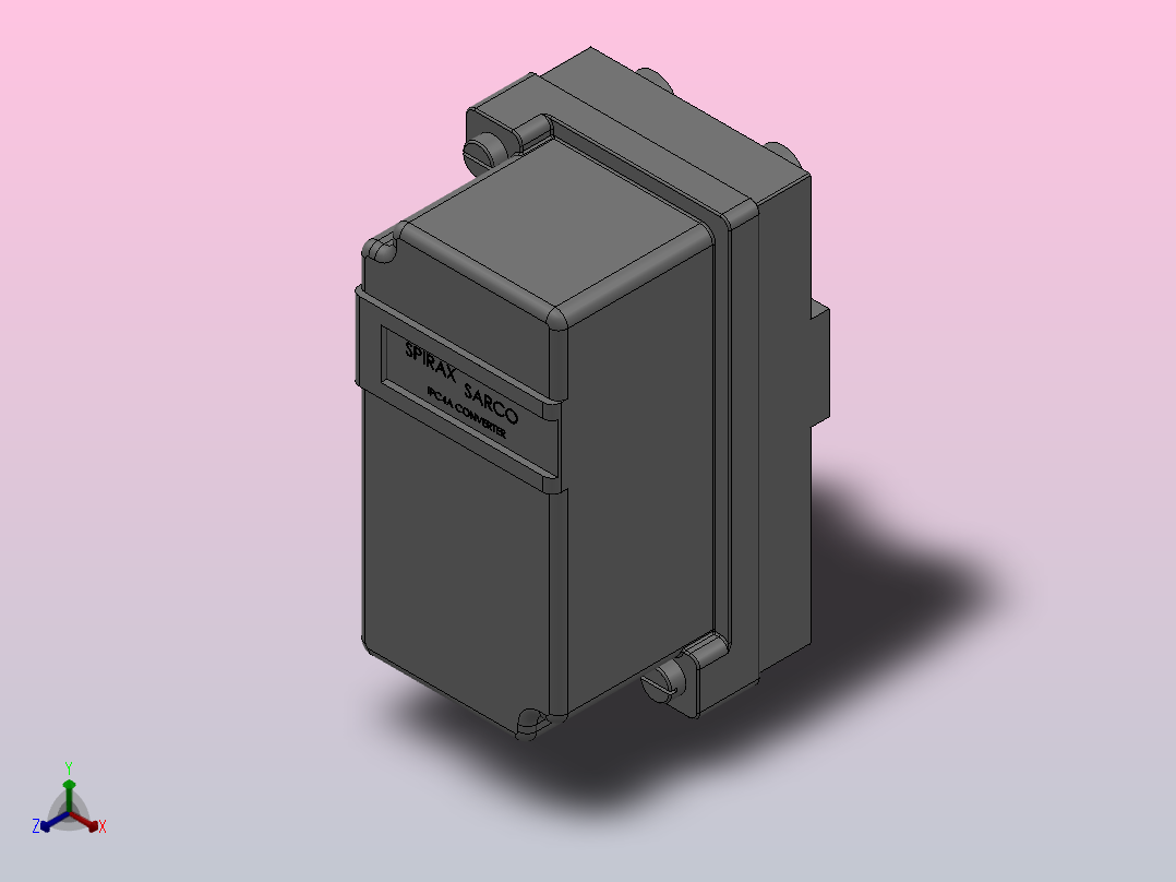 IPCA转换器和IPC4A Ex-本安型转换器[IPC4A]正等轴测图
