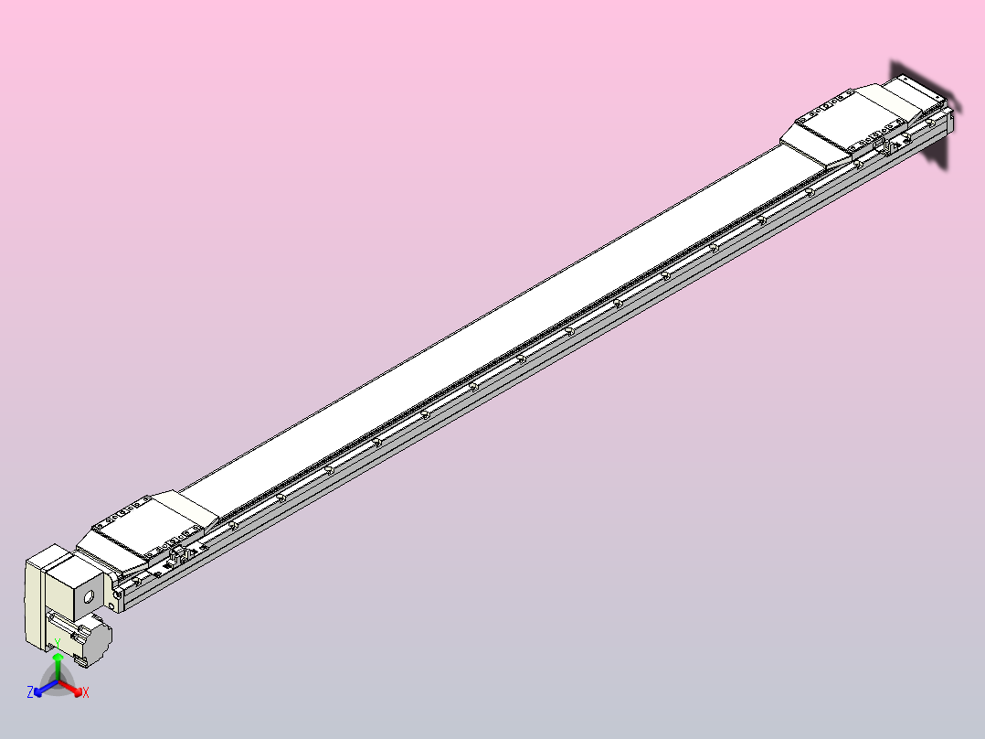 皮带直线轴双滑块型TPA-GCBS-120-P70-L625-LP-M20-N3主视图
