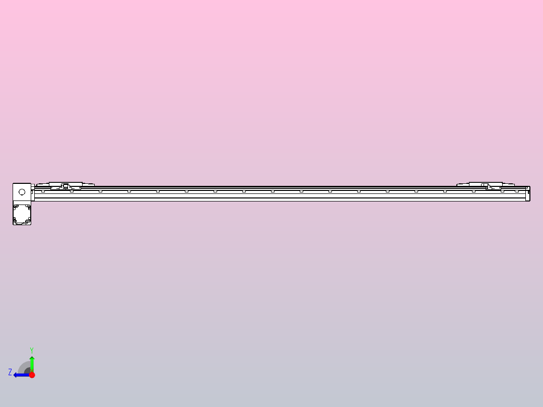 皮带直线轴双滑块型TPA-GCBS-120-P70-L625-LP-M20-N3右视图
