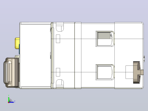 NB5LE-63Y 1P&amp;N剩余电流动作断路器三维模型202404左视缩略图
