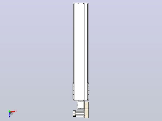 皮带直线轴半封闭可选导轨TPA-HNB-220D-176-L1000-MR-C-P1K-N3俯视缩略图