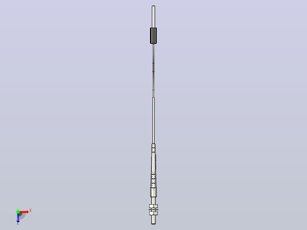52种光纤传感器3D模型俯视图