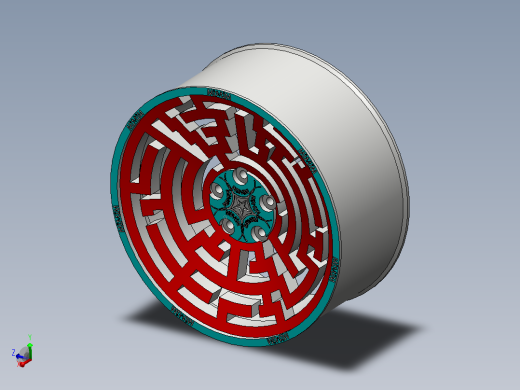 多好的图案啊！-9轮辋