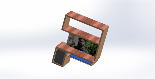 可3D打印的电脑桌家具及教程视频11缩略图