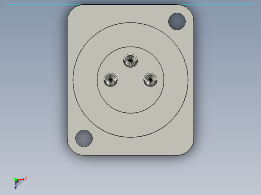 Neutrik NC3MD-LX公插孔俯视缩略图