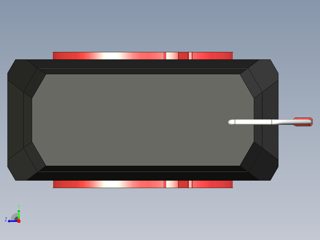 USB 驱动器右视图