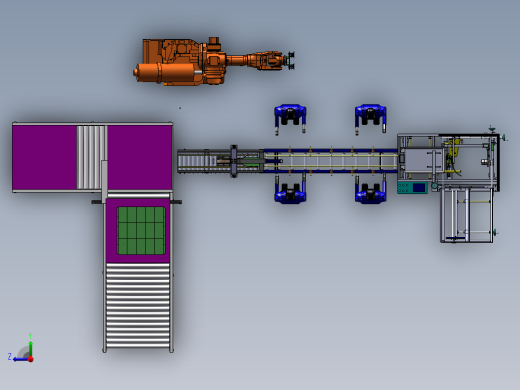 纸箱码垛机右视缩略图
