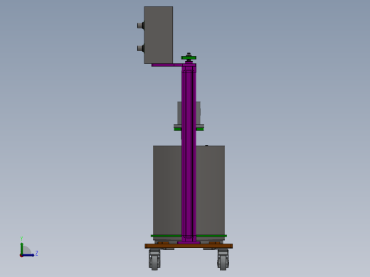 双立柱油脂加注机sw17可编辑左视缩略图