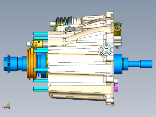 Gear Controls Layout齿轮控制装置3D数模图纸 STP格式后视缩略图