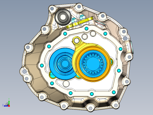 Gear Controls Layout齿轮控制装置3D数模图纸 STP格式右视缩略图