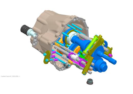 Gear Controls Layout齿轮控制装置3D数模图纸 STP格式缩略图