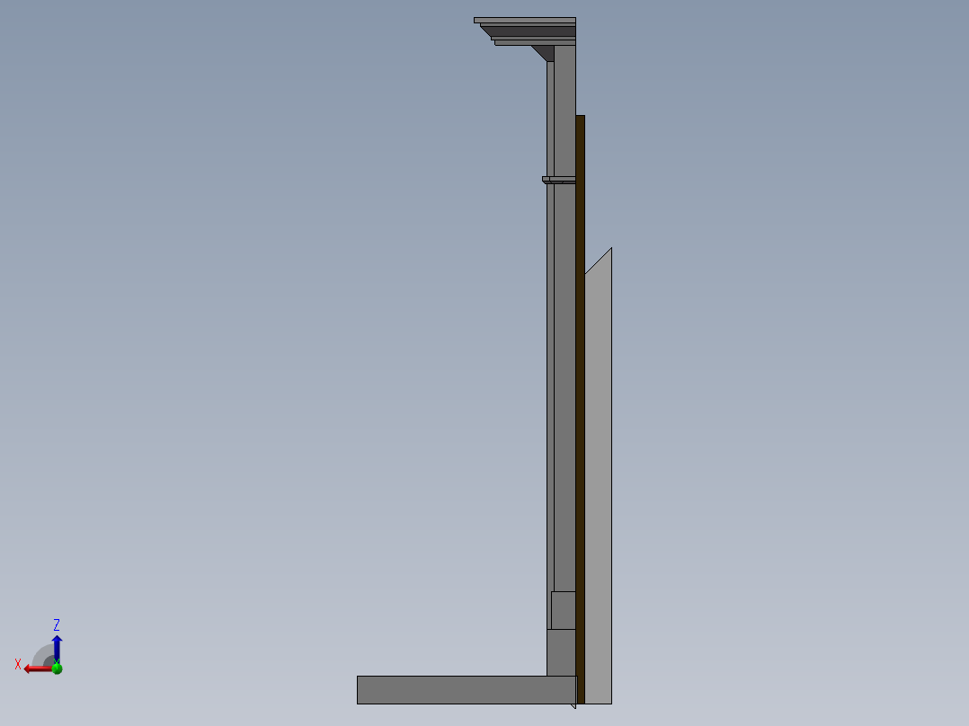 壁炉门SW2012后视图