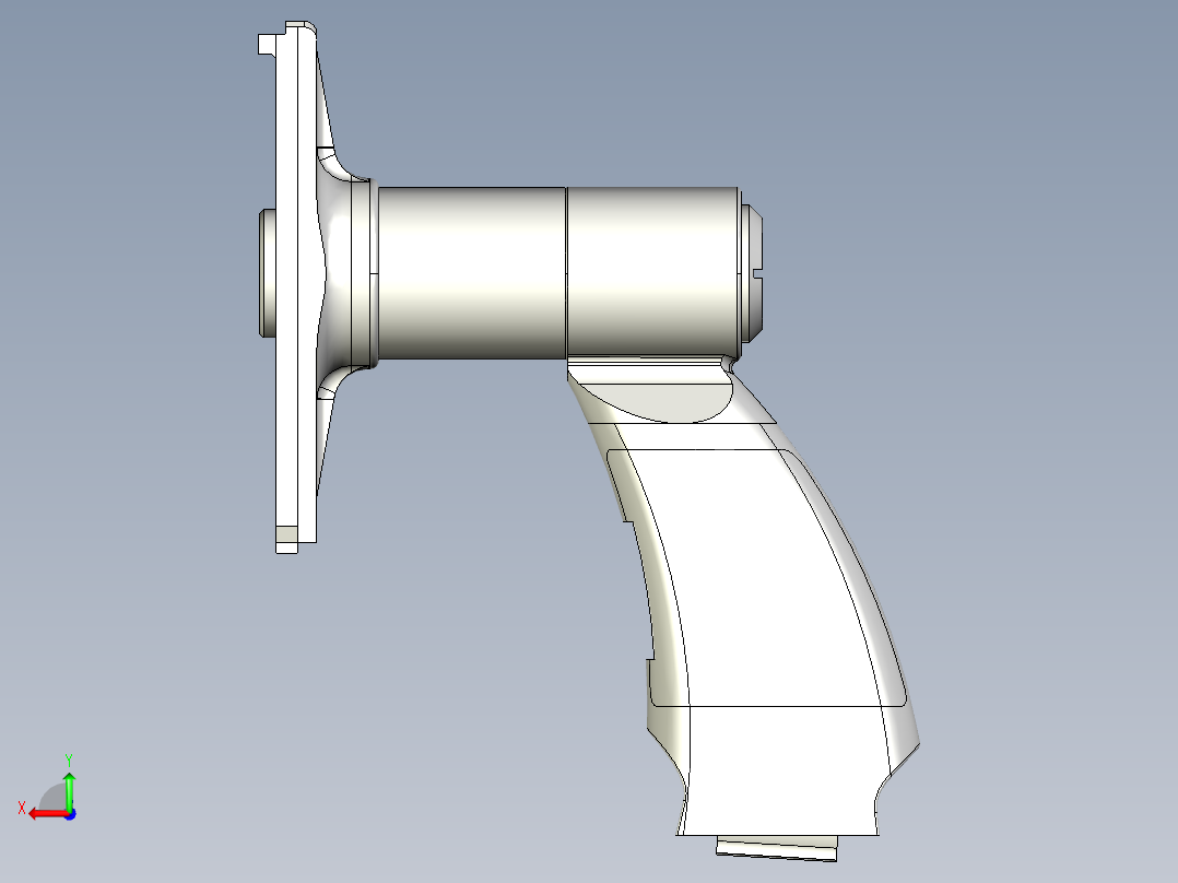 缓冲组件背板后视图
