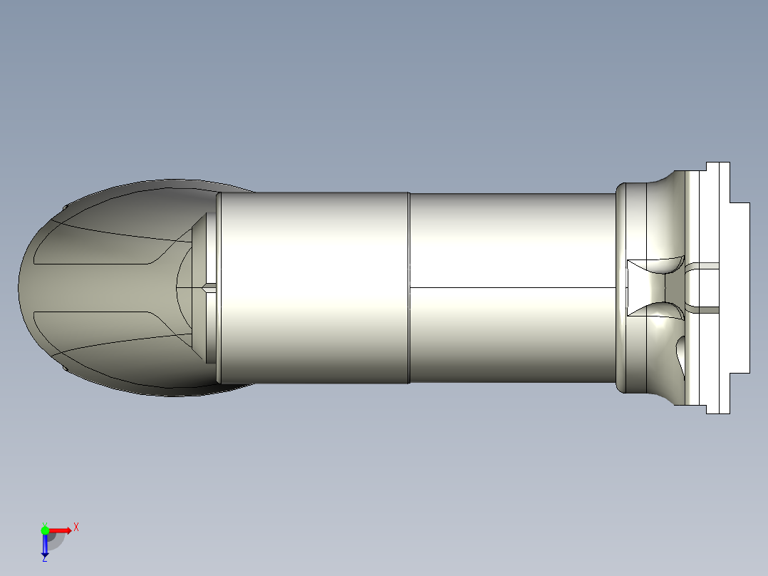 缓冲组件背板俯视图