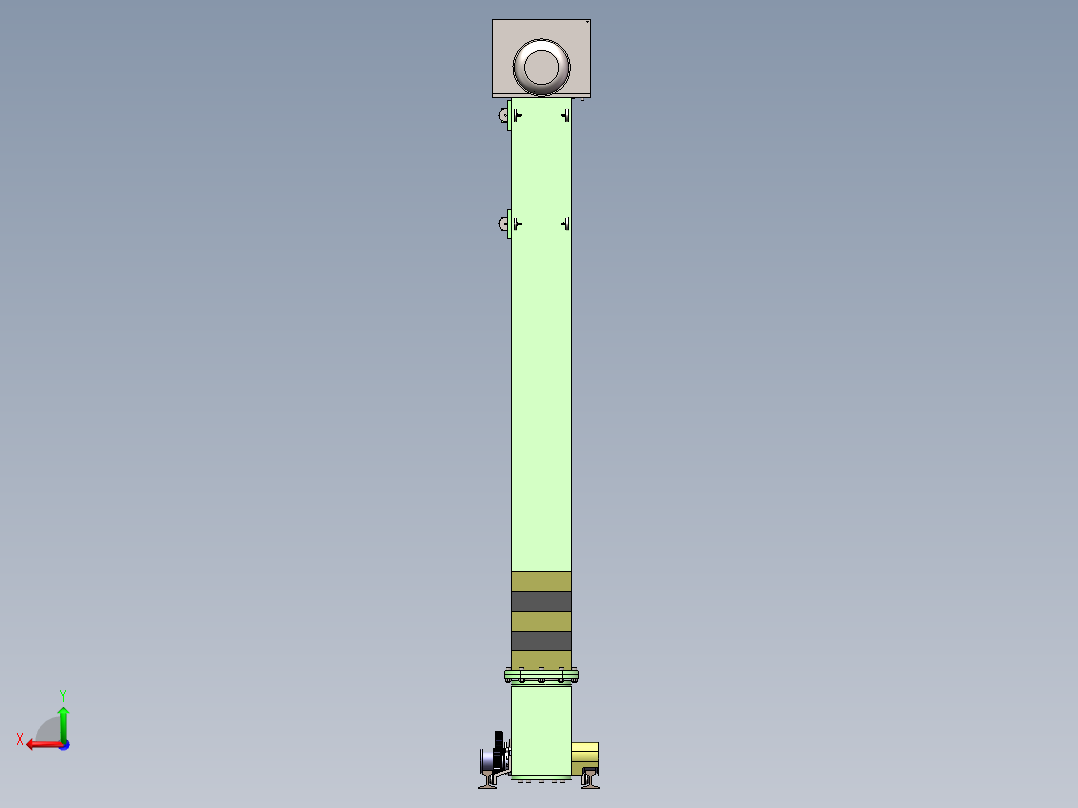 F620 升降式立体车位后视图