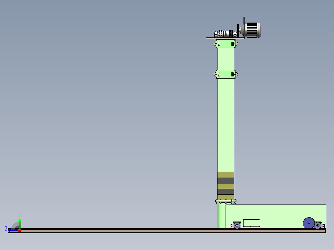 F620 升降式立体车位右视图