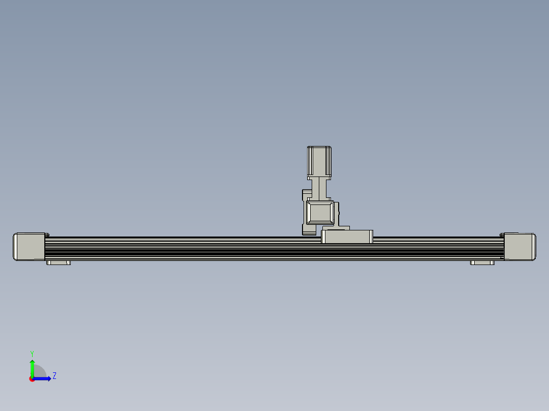 60模组XY工字型左视图