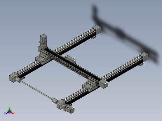 60模组XY工字型正等轴测缩略图