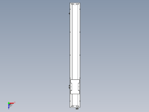 Toyo东佑达直线模组-ECH14-950-M-C4反.stp；.ste；俯视缩略图