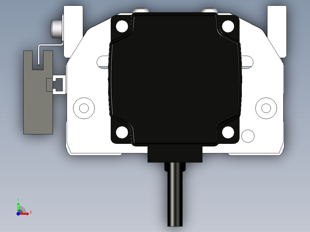 Toyo东佑达直线模组-ETH12-250-BC-200W+煞車-C4反.stp；前视图