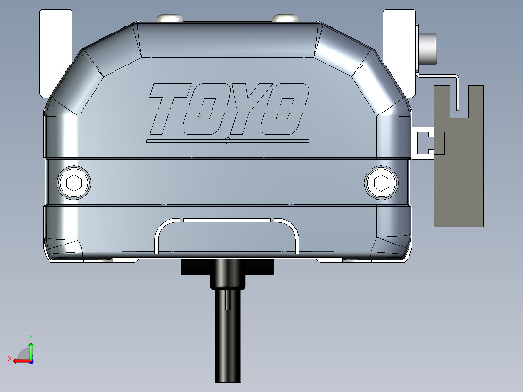 Toyo东佑达直线模组-ETH12-250-BC-200W+煞車-C4反.stp；后视图
