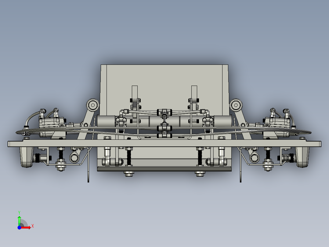 包装盒成型机设备前视图