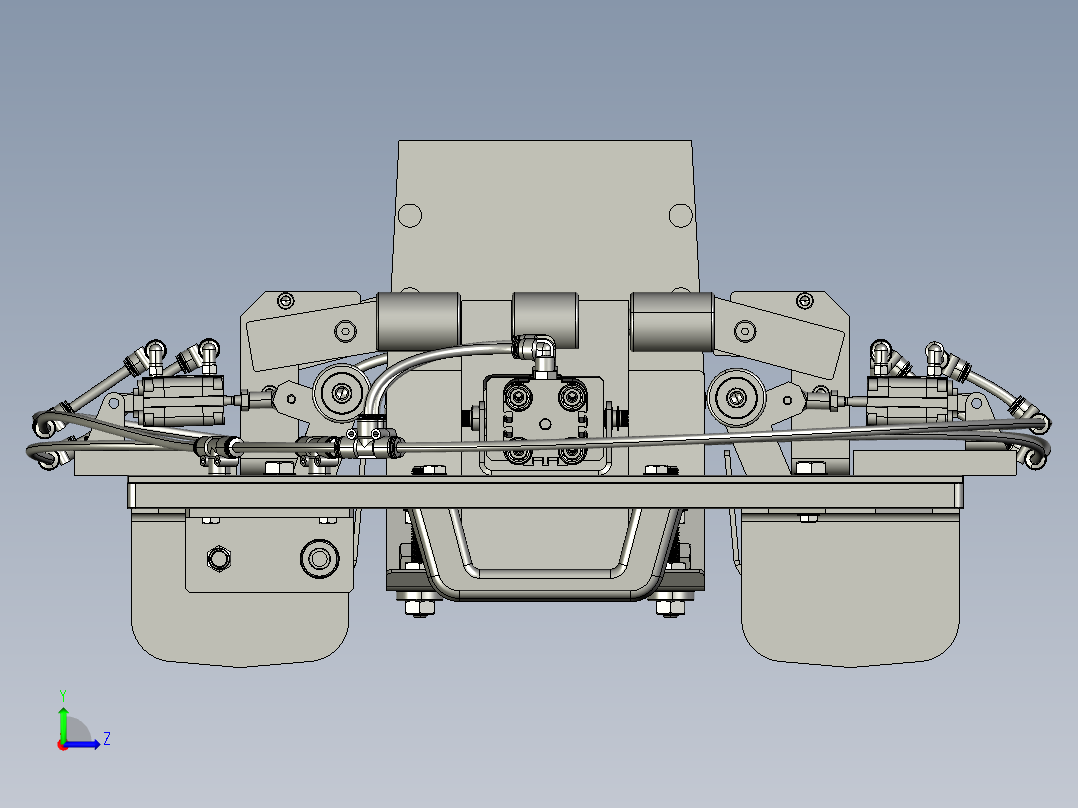 包装盒成型机设备左视图