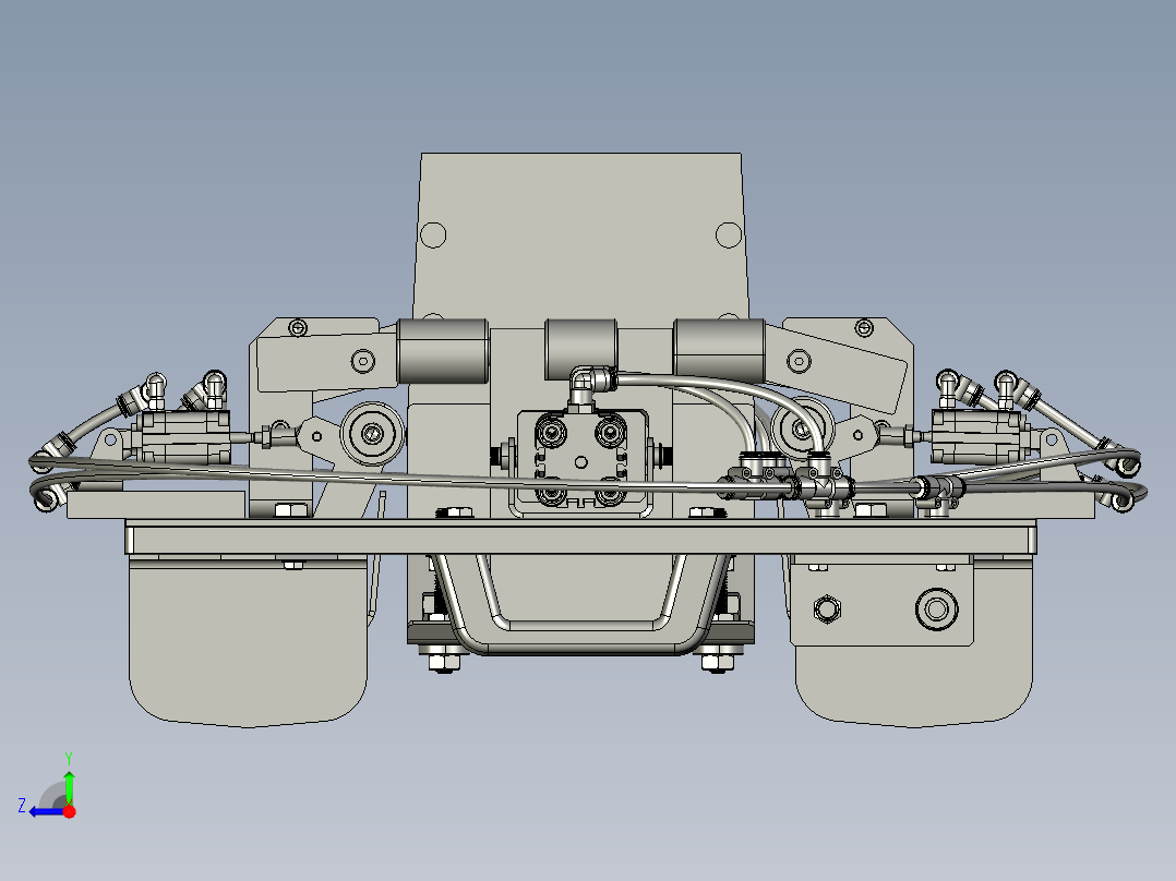 包装盒成型机设备右视图