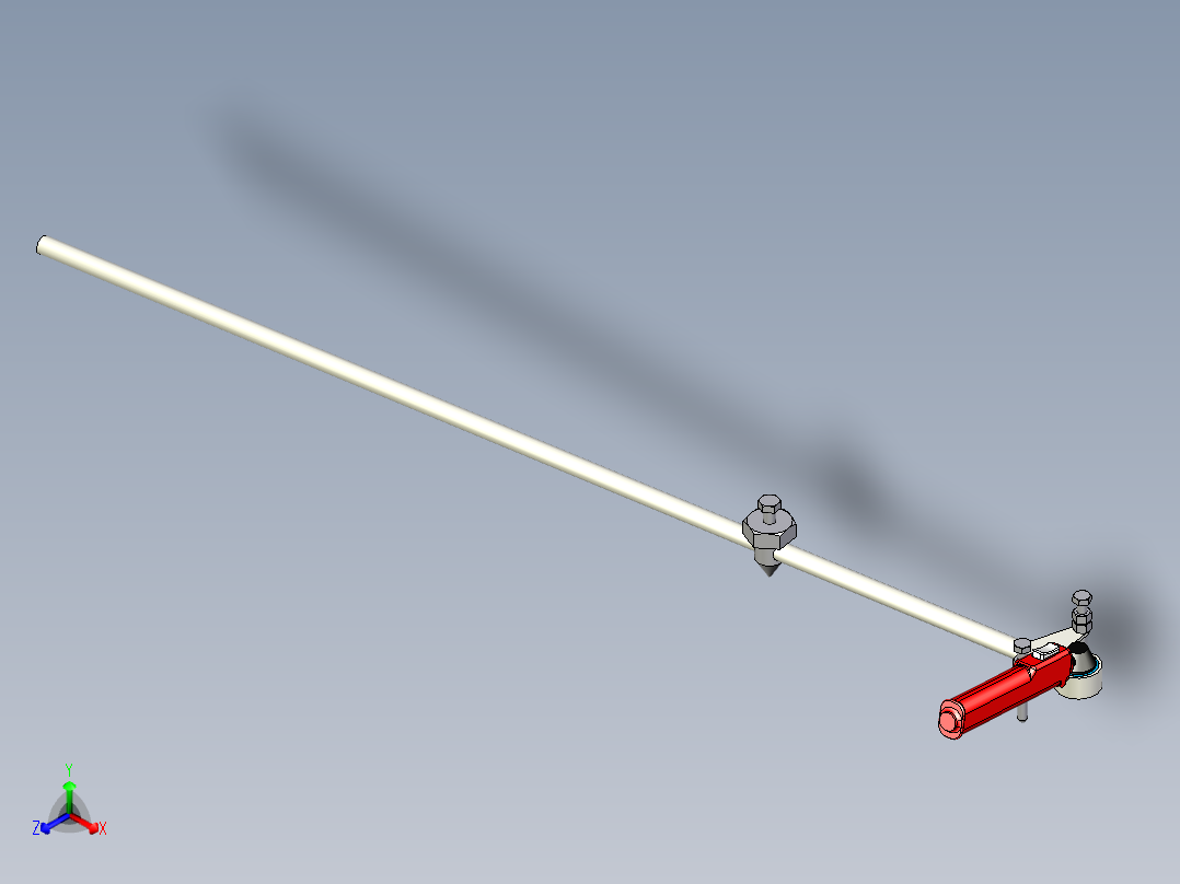简单实用等离子割圆工装